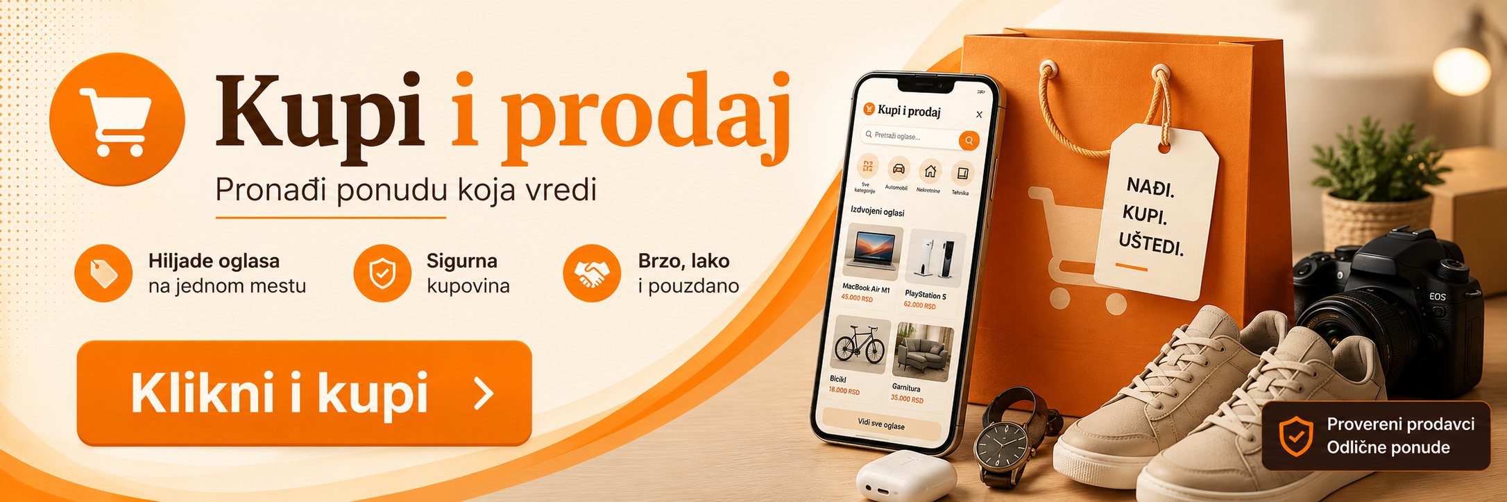 Kupi i prodaj — oglasi za kupovinu i prodaju proizvoda